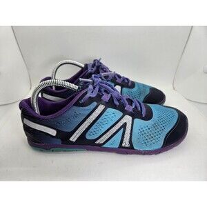 Xero HFS Shoes Women's 9 Blue Minimalist Barefoot Running Zero Drop Gym Sneakers